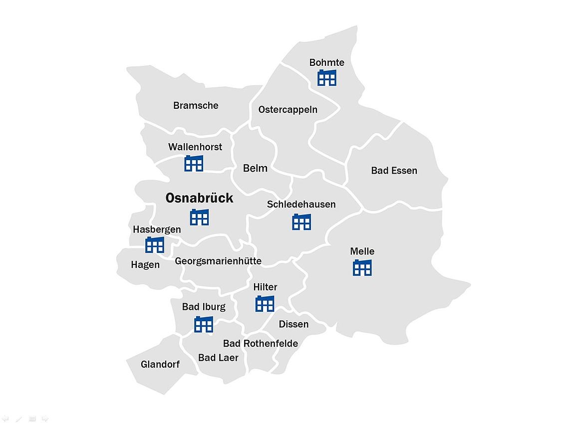 Osnabrücker Landkarte