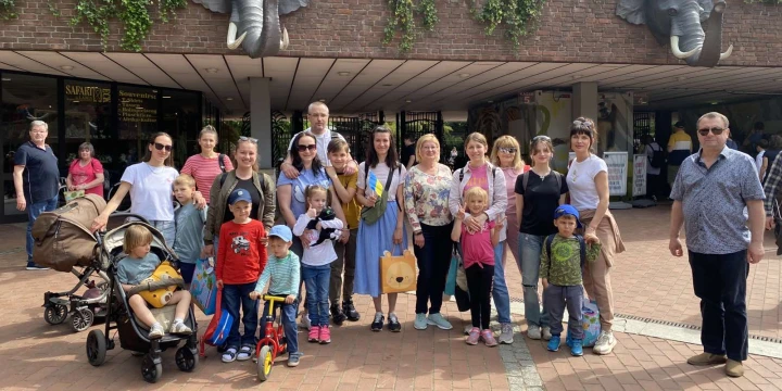 Projekt "Ukraine-Lotse" zu Besuch im Zoo Osnabr&uuml;ck