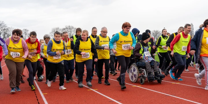 Die HHO-runners beim Silvesterlauf.